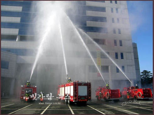 ▲ 화재진압훈련 (자료사진)