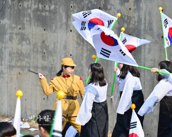 광주수피아여자고등학교 교정에서 열린 광주독립만세운동, "제99주년 재현행사4
