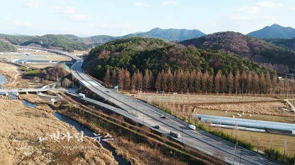 ▲ 담양-순창간 국도 24호선, 9년 만에 4차로로 확장 개통된 도로
