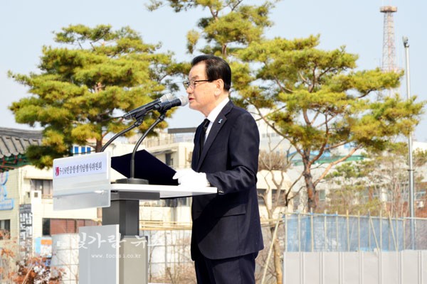 ▲ 발언을 하고 있는 김후식 상임행사위원장
