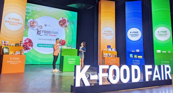 ▲ 베트남 K-Food Fair 온라인 오프닝쇼 (한국농수산식품유통공사 제공)