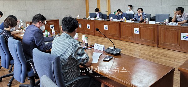 ▲ 장흥군이 개최한 천관산 프로젝트 회의