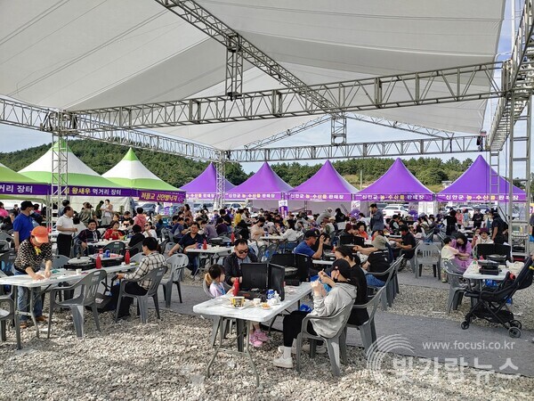 신안군 팔금도에서 섬 왕새우 축제 개최